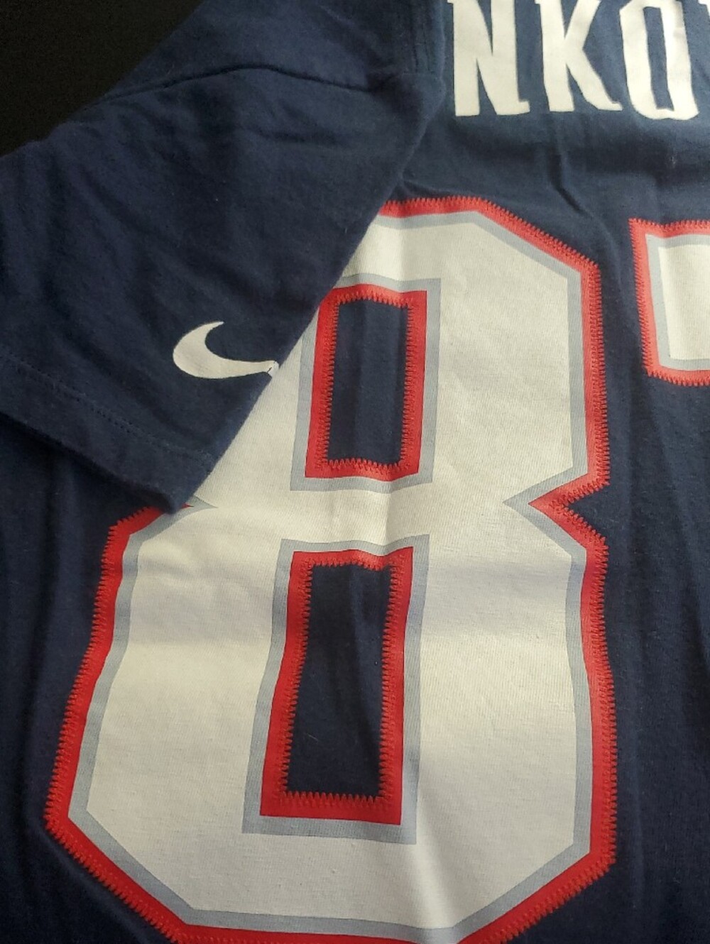 Gronkowski 87 Navy Football Tee - Picture 3 of 6